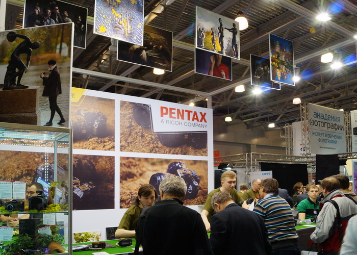 Стенд компании Pentax на Фотофоруме-2013