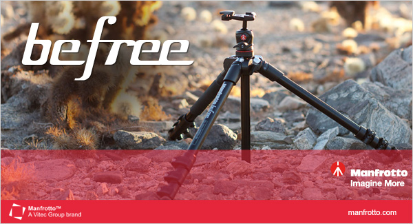 Manfrotto Befree, штатив Manfrotto