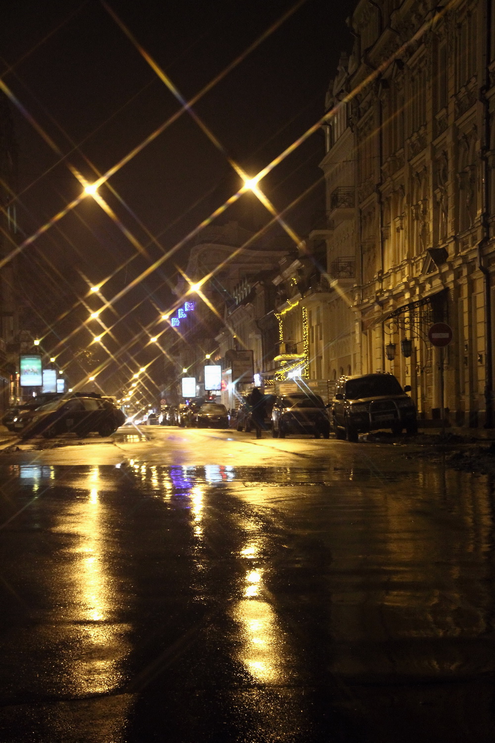Фото никольской улицы ночью
